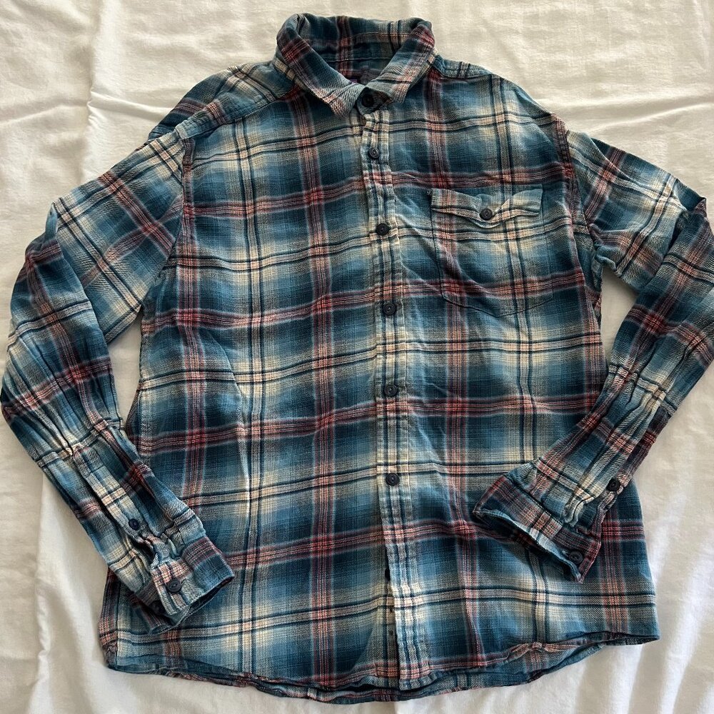 Men's Patagonia Organic Cotton Flannel Shirt, Medium